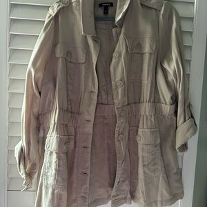 Torrid khaki jacket nwt